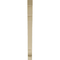 Ekena Millwork - BKTUR035X38X46OLY05RCPR - Timberthane Faux Wood Olympic Style Bracket, Block Ends, 3 1/2"W x 38"D x 46"H, Primed Tan