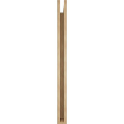 Ekena Millwork - BKTUR035X38X46OLY05RCPR - Timberthane Faux Wood Olympic Style Bracket, Block Ends, 3 1/2"W x 38"D x 46"H, Primed Tan