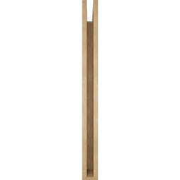 Ekena Millwork - BKTUR035X40X40OLY05RCPR - Timberthane Faux Wood Olympic Style Bracket, Block Ends, 3 1/2"W x 40"D x 40"H, Primed Tan