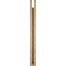 Ekena Millwork - BKTUR035X42X42OLY05RCPR - Timberthane Faux Wood Olympic Style Bracket, Block Ends, 3 1/2"W x 42"D x 42"H, Primed Tan