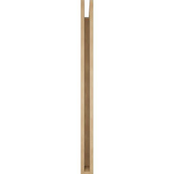 Ekena Millwork - BKTUR035X42X48OLY05RCPR - Timberthane Faux Wood Olympic Style Bracket, Block Ends, 3 1/2"W x 42"D x 48"H, Primed Tan