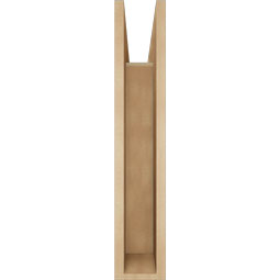 Ekena Millwork - BKTUR055X22X30OLY05RCPR - Timberthane Faux Wood Olympic Style Bracket, Block Ends, 5 1/2"W x 22"D x 30"H, Primed Tan