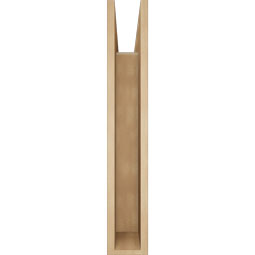 Ekena Millwork - BKTUR055X30X34OLY05RCPR - Timberthane Faux Wood Olympic Style Bracket, Block Ends, 5 1/2"W x 30"D x 34"H, Primed Tan