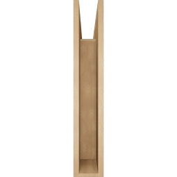 Ekena Millwork - BKTUR055X32X32OLY05RCPR - Timberthane Faux Wood Olympic Style Bracket, Block Ends, 5 1/2"W x 32"D x 32"H, Primed Tan