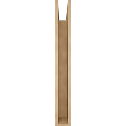 Ekena Millwork - BKTUR055X32X44OLY05RCPR - Timberthane Faux Wood Olympic Style Bracket, Block Ends, 5 1/2"W x 32"D x 44"H, Primed Tan