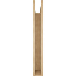 Ekena Millwork - BKTUR055X36X42OLY05RCPR - Timberthane Faux Wood Olympic Style Bracket, Block Ends, 5 1/2"W x 36"D x 42"H, Primed Tan