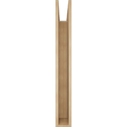 Ekena Millwork - BKTUR055X36X44OLY05RCPR - Timberthane Faux Wood Olympic Style Bracket, Block Ends, 5 1/2"W x 36"D x 44"H, Primed Tan