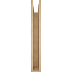 Ekena Millwork - BKTUR055X38X42OLY05RCPR - Timberthane Faux Wood Olympic Style Bracket, Block Ends, 5 1/2"W x 38"D x 42"H, Primed Tan