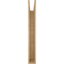 Ekena Millwork - BKTUR055X38X44OLY05RCPR - Timberthane Faux Wood Olympic Style Bracket, Block Ends, 5 1/2"W x 38"D x 44"H, Primed Tan