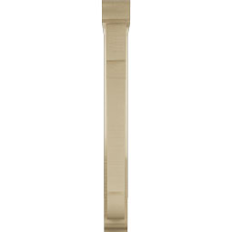 Ekena Millwork - BKTUR0352X20X32OLY01RCPR - Timberthane Faux Wood Olympic Style Bracket w/ Offset Brace, Traditional Ends, 3 1/2"W x 20"D x 32"H, Primed Tan