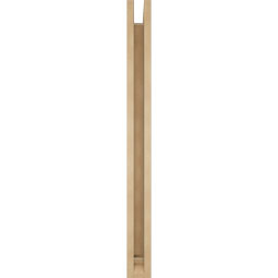 Ekena Millwork - BKTUR0352X32X40OLY01RCPR - Timberthane Faux Wood Olympic Style Bracket w/ Offset Brace, Traditional Ends, 3 1/2"W x 32"D x 40"H, Primed Tan