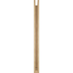 Ekena Millwork - BKTUR0352X48X48OLY01RCPR - Timberthane Faux Wood Olympic Style Bracket w/ Offset Brace, Traditional Ends, 3 1/2"W x 48"D x 48"H, Primed Tan