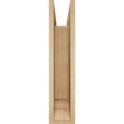 Ekena Millwork - BKTUR0554X18X26OLY01RCPR - Timberthane Faux Wood Olympic Style Bracket w/ Offset Brace, Traditional Ends, 5 1/2"W x 18"D x 26"H, Primed Tan