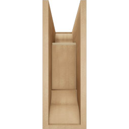 Ekena Millwork - BKTUR0756X18X22OLY01RCPR - Timberthane Faux Wood Olympic Style Bracket w/ Offset Brace, Traditional Ends, 7 1/2"W x 18"D x 22"H, Primed Tan