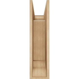 Ekena Millwork - BKTUR0756X18X30OLY01RCPR - Timberthane Faux Wood Olympic Style Bracket w/ Offset Brace, Traditional Ends, 7 1/2"W x 18"D x 30"H, Primed Tan