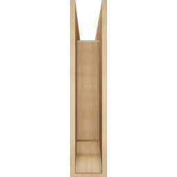 Ekena Millwork - BKTUR0756X32X36OLY01RCPR - Timberthane Faux Wood Olympic Style Bracket w/ Offset Brace, Traditional Ends, 7 1/2"W x 32"D x 36"H, Primed Tan