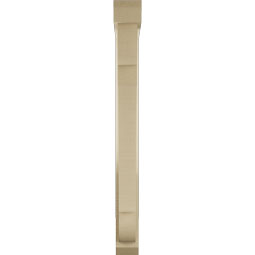 Ekena Millwork - BKTUR0352X24X36OLY06RCPR - Timberthane Faux Wood Olympic Style Bracket w/ Offset Brace, Slat Ends, 3 1/2"W x 24"D x 36"H, Primed Tan