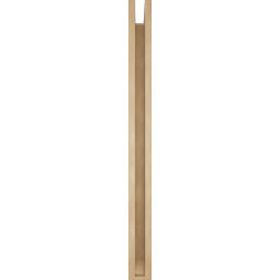 Ekena Millwork - BKTUR0352X42X42OLY06RCPR - Timberthane Faux Wood Olympic Style Bracket w/ Offset Brace, Slat Ends, 3 1/2"W x 42"D x 42"H, Primed Tan