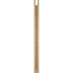 Ekena Millwork - BKTUR0352X42X48OLY06RCPR - Timberthane Faux Wood Olympic Style Bracket w/ Offset Brace, Slat Ends, 3 1/2"W x 42"D x 48"H, Primed Tan