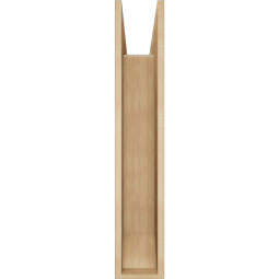 Ekena Millwork - BKTUR0756X30X42OLY06RCPR - Timberthane Faux Wood Olympic Style Bracket w/ Offset Brace, Slat Ends, 7 1/2"W x 30"D x 42"H, Primed Tan