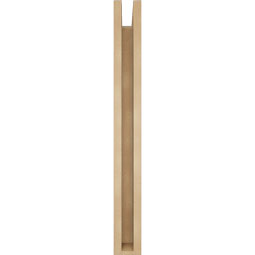 Ekena Millwork - BKTUR0352X24X32OLY05RCPR - Timberthane Faux Wood Olympic Style Bracket w/ Offset Brace, Block Ends, 3 1/2"W x 24"D x 32"H, Primed Tan