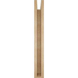 Ekena Millwork - BKTUR0352X28X28OLY05RCPR - Timberthane Faux Wood Olympic Style Bracket w/ Offset Brace, Block Ends, 3 1/2"W x 28"D x 28"H, Primed Tan