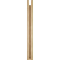 Ekena Millwork - BKTUR0352X30X38OLY05RCPR - Timberthane Faux Wood Olympic Style Bracket w/ Offset Brace, Block Ends, 3 1/2"W x 30"D x 38"H, Primed Tan
