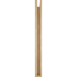 Ekena Millwork - BKTUR0352X32X38OLY05RCPR - Timberthane Faux Wood Olympic Style Bracket w/ Offset Brace, Block Ends, 3 1/2"W x 32"D x 38"H, Primed Tan