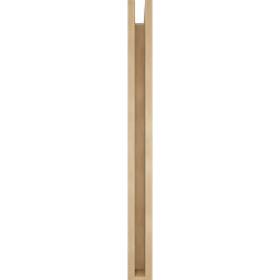 Ekena Millwork - BKTUR0352X32X40OLY05RCPR - Timberthane Faux Wood Olympic Style Bracket w/ Offset Brace, Block Ends, 3 1/2"W x 32"D x 40"H, Primed Tan