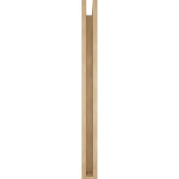 Ekena Millwork - BKTUR0352X34X40OLY05RCPR - Timberthane Faux Wood Olympic Style Bracket w/ Offset Brace, Block Ends, 3 1/2"W x 34"D x 40"H, Primed Tan