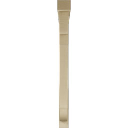 Ekena Millwork - BKTUR0352X40X40OLY05RCPR - Timberthane Faux Wood Olympic Style Bracket w/ Offset Brace, Block Ends, 3 1/2"W x 40"D x 40"H, Primed Tan