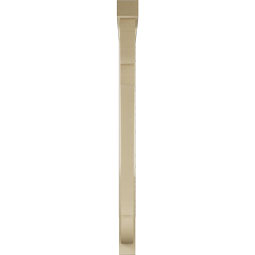Ekena Millwork - BKTUR0352X42X48OLY05RCPR - Timberthane Faux Wood Olympic Style Bracket w/ Offset Brace, Block Ends, 3 1/2"W x 42"D x 48"H, Primed Tan