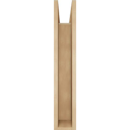 Ekena Millwork - BKTUR0554X24X32OLY05RCPR - Timberthane Faux Wood Olympic Style Bracket w/ Offset Brace, Block Ends, 5 1/2"W x 24"D x 32"H, Primed Tan