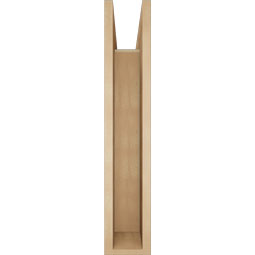 Ekena Millwork - BKTUR0554X30X30OLY05RCPR - Timberthane Faux Wood Olympic Style Bracket w/ Offset Brace, Block Ends, 5 1/2"W x 30"D x 30"H, Primed Tan