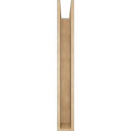 Ekena Millwork - BKTUR0554X30X42OLY05RCPR - Timberthane Faux Wood Olympic Style Bracket w/ Offset Brace, Block Ends, 5 1/2"W x 30"D x 42"H, Primed Tan
