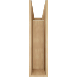 Ekena Millwork - BKTUR0756X22X30OLY05RCPR - Timberthane Faux Wood Olympic Style Bracket w/ Offset Brace, Block Ends, 7 1/2"W x 22"D x 30"H, Primed Tan
