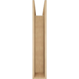 Ekena Millwork - BKTUR0756X30X42OLY05RCPR - Timberthane Faux Wood Olympic Style Bracket w/ Offset Brace, Block Ends, 7 1/2"W x 30"D x 42"H, Primed Tan