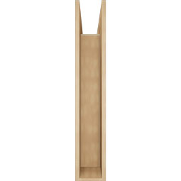 Ekena Millwork - BKTUR0756X32X44OLY05RCPR - Timberthane Faux Wood Olympic Style Bracket w/ Offset Brace, Block Ends, 7 1/2"W x 32"D x 44"H, Primed Tan