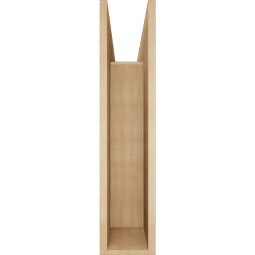 Ekena Millwork - BKTUR0756X34X34OLY05RCPR - Timberthane Faux Wood Olympic Style Bracket w/ Offset Brace, Block Ends, 7 1/2"W x 34"D x 34"H, Primed Tan