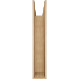 Ekena Millwork - BKTUR0756X34X42OLY05RCPR - Timberthane Faux Wood Olympic Style Bracket w/ Offset Brace, Block Ends, 7 1/2"W x 34"D x 42"H, Primed Tan
