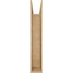 Ekena Millwork - BKTUR0756X36X44OLY05RCPR - Timberthane Faux Wood Olympic Style Bracket w/ Offset Brace, Block Ends, 7 1/2"W x 36"D x 44"H, Primed Tan