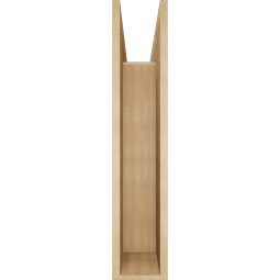 Ekena Millwork - BKTUR0756X38X38OLY05RCPR - Timberthane Faux Wood Olympic Style Bracket w/ Offset Brace, Block Ends, 7 1/2"W x 38"D x 38"H, Primed Tan