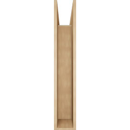 Ekena Millwork - BKTUR0756X40X44OLY05RCPR - Timberthane Faux Wood Olympic Style Bracket w/ Offset Brace, Block Ends, 7 1/2"W x 40"D x 44"H, Primed Tan