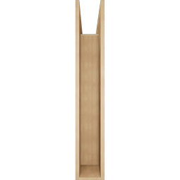 Ekena Millwork - BKTUR0756X46X46OLY05RCPR - Timberthane Faux Wood Olympic Style Bracket w/ Offset Brace, Block Ends, 7 1/2"W x 46"D x 46"H, Primed Tan