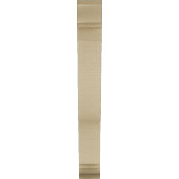 Ekena Millwork - BKTUR035X16X28FST01RCPR - Timberthane Faux Wood Funston Style Bracket, Traditional Ends, 3 1/2"W x 16"D x 28"H, Primed Tan