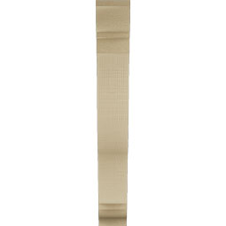 Ekena Millwork - BKTUR035X18X26FST01RCPR - Timberthane Faux Wood Funston Style Bracket, Traditional Ends, 3 1/2"W x 18"D x 26"H, Primed Tan