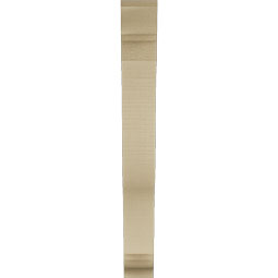 Ekena Millwork - BKTUR035X22X30FST01RCPR - Timberthane Faux Wood Funston Style Bracket, Traditional Ends, 3 1/2"W x 22"D x 30"H, Primed Tan
