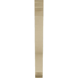 Ekena Millwork - BKTUR035X22X34FST01RCPR - Timberthane Faux Wood Funston Style Bracket, Traditional Ends, 3 1/2"W x 22"D x 34"H, Primed Tan