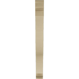 Ekena Millwork - BKTUR035X28X36FST01RCPR - Timberthane Faux Wood Funston Style Bracket, Traditional Ends, 3 1/2"W x 28"D x 36"H, Primed Tan