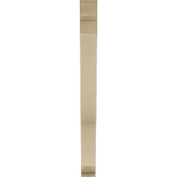 Ekena Millwork - BKTUR035X28X40FST01RCPR - Timberthane Faux Wood Funston Style Bracket, Traditional Ends, 3 1/2"W x 28"D x 40"H, Primed Tan